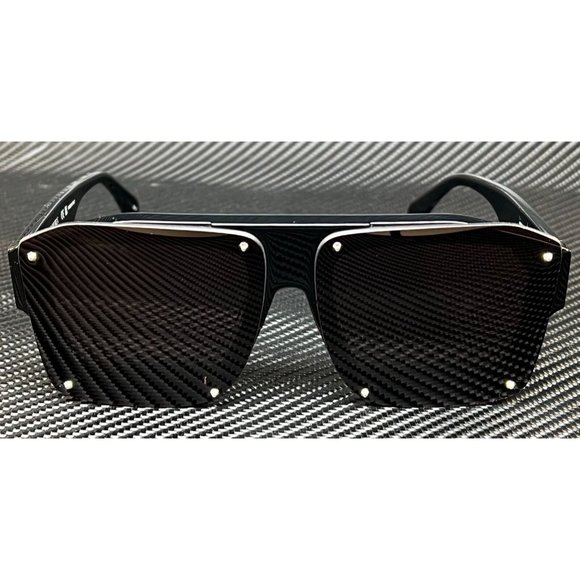 SALE! Alexander Mcqueen Blacked Out White Letter Unisex Sunglasses